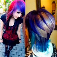 Caramel hairstyles in emo style Hairstyle like an emo